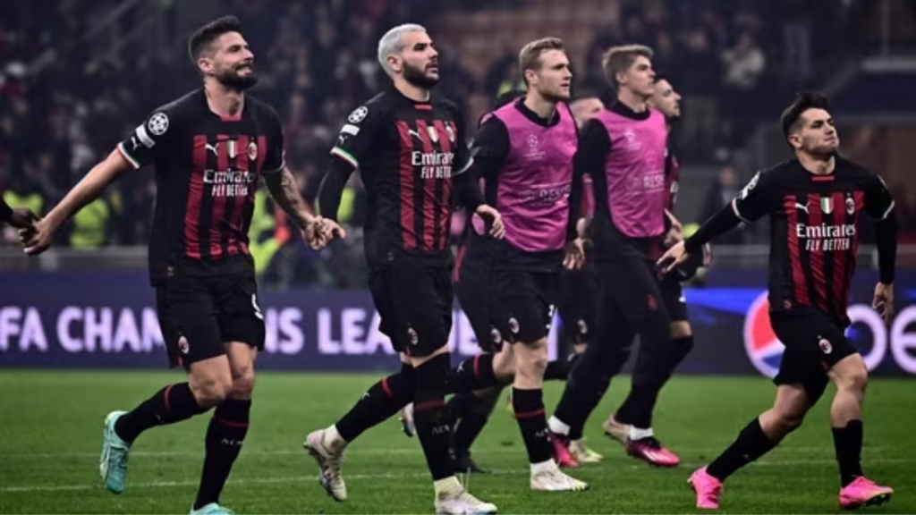 AC Milan Defeated Napoli In The Champions League Quarter-Finals