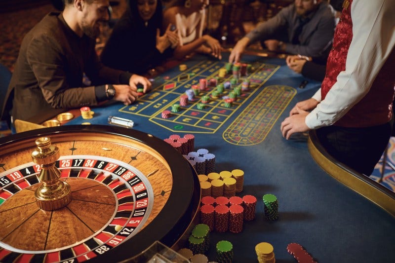 Live casino game
