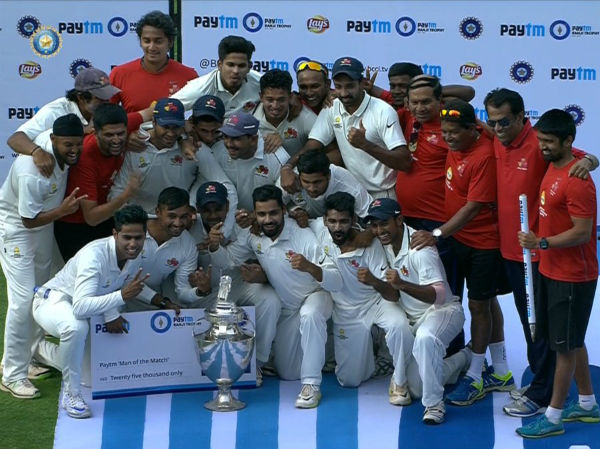 Ranji Trophy Winners