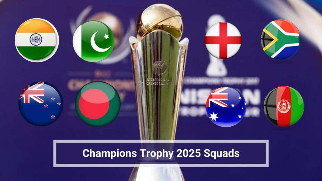 Champions Trophy 2025 Teams