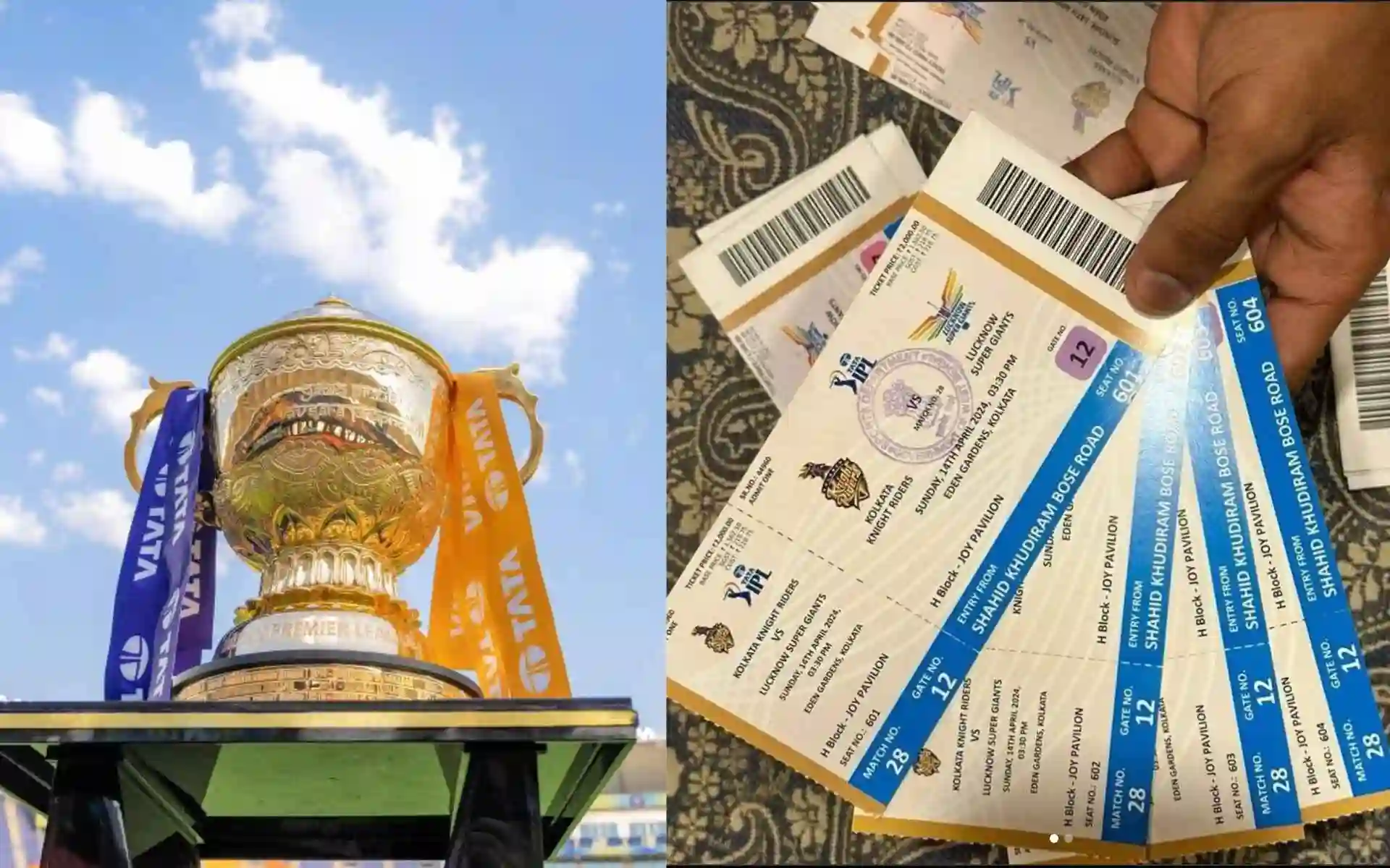IPL Eden Garden Ticket Price 2025