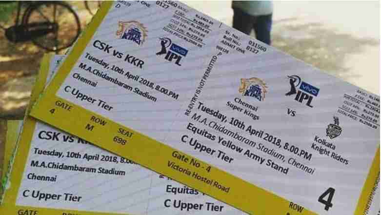 ipl tickets Chennai 2025